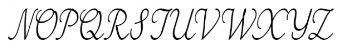 Tenison Regular Font UPPERCASE