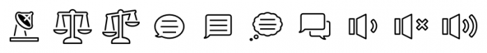 Tepu Outline Outline Font OTHER CHARS