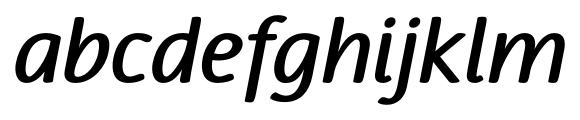 Terfens Bold Italic Font LOWERCASE