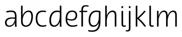 Terfens Light Font LOWERCASE