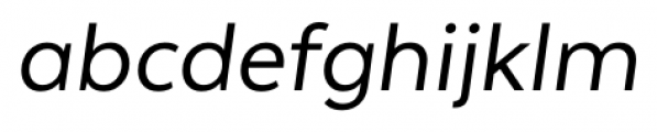 Texta Italic Font LOWERCASE