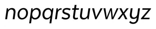 Texta Narrow Italic Font LOWERCASE