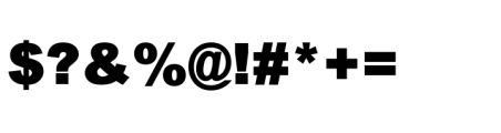 TE Horizon Extra-Fat Font OTHER CHARS
