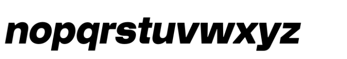 TEG Extra Bold Italic Font LOWERCASE