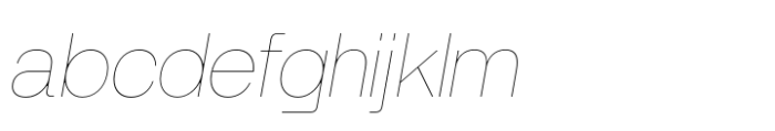 TEG Hairline Italic FONT
