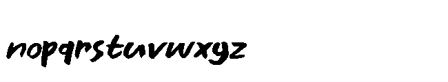 Tea For Two Brush Script Italic Font LOWERCASE