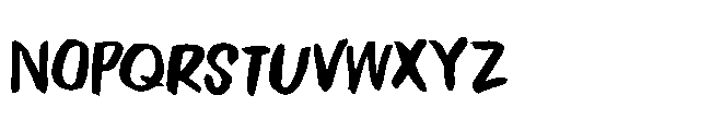 Tea For Two Brush Script Regular Font UPPERCASE