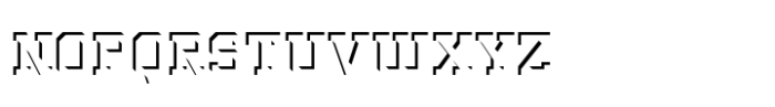 Team Lead Inside-Shadow Font LOWERCASE