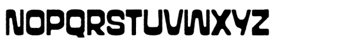 Teaslur Roughpress Font UPPERCASE