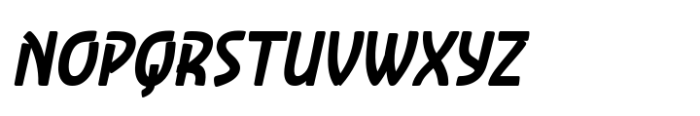 Tebinork Italic Font UPPERCASE
