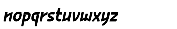 Tebinork Italic Font LOWERCASE