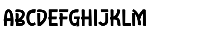 Tebinork Regular Font UPPERCASE