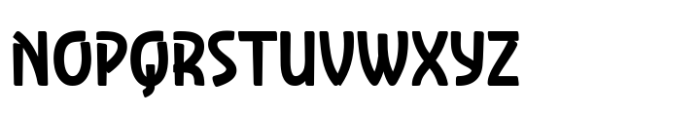 Tebinork Regular Font UPPERCASE