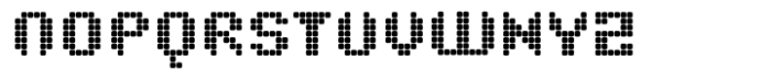 Techbit Rounded Font UPPERCASE