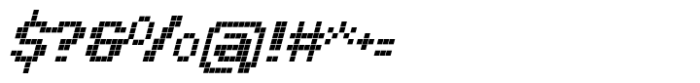 Techbit Slant Font OTHER CHARS