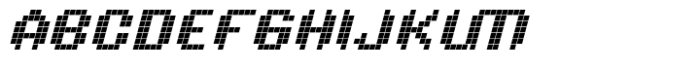 Techbit Slant Font UPPERCASE