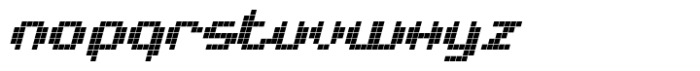 Techbit Slant Font LOWERCASE