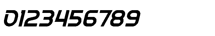 Techetic Human Italic Font OTHER CHARS