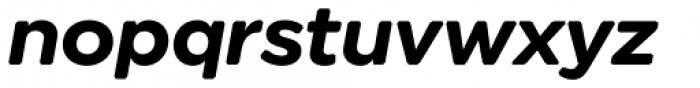 Technica Bold Italic Font LOWERCASE