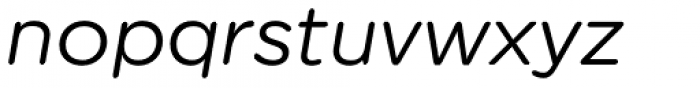 Technica Italic Font LOWERCASE
