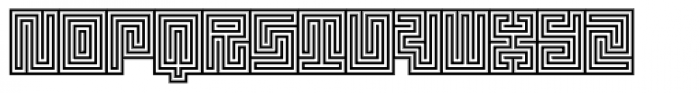 Technical Signature Mix Seal Font UPPERCASE