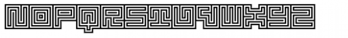 Technical Signature Mix Seal Font LOWERCASE
