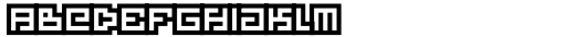 Technical Signature Outline Bold Font LOWERCASE