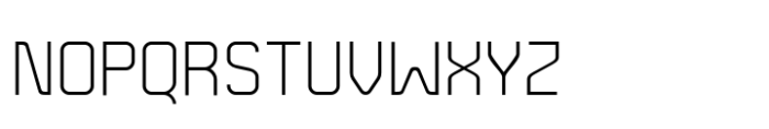 Technical Standard VP Thin Font UPPERCASE