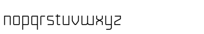 Technical Standard VP Thin Font LOWERCASE