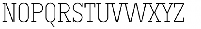 Technik Serif 100 Font UPPERCASE