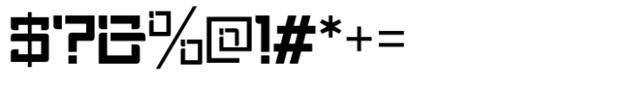 Techno Grazer Font OTHER CHARS