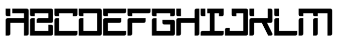Techno Grazer Font UPPERCASE