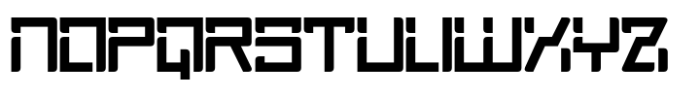 Techno Grazer Font UPPERCASE