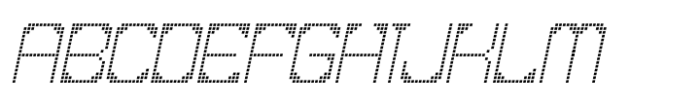Techno Message JNL Oblique FONT