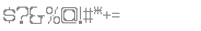 Techno Message JNL Regular Font OTHER CHARS