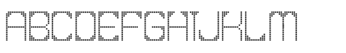 Techno Message JNL Regular Font UPPERCASE
