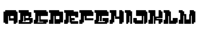 Techno Wave Regular Font UPPERCASE