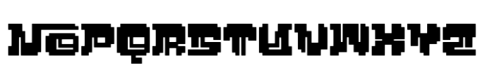Techno Wave Regular Font UPPERCASE