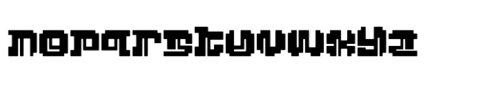 Techno Wave Regular Font LOWERCASE