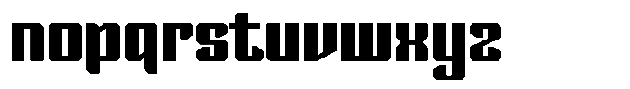 Techno World Regular Font LOWERCASE
