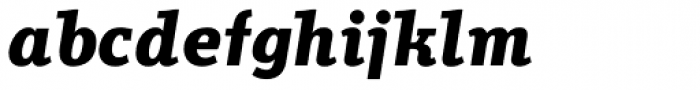 Technotyp Bold Italic Font LOWERCASE