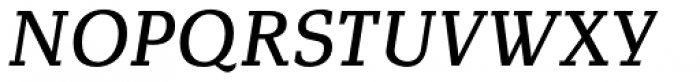 Technotyp Italic Font UPPERCASE