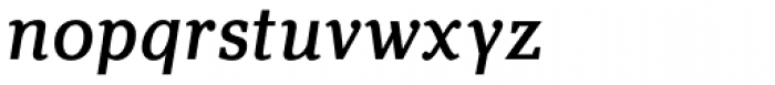 Technotyp Italic Font LOWERCASE