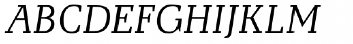 Technotyp Light Italic Font UPPERCASE