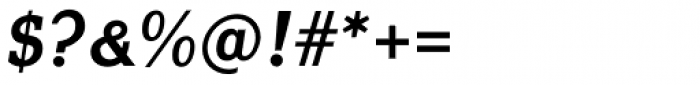 Technotyp Medium Italic Font OTHER CHARS