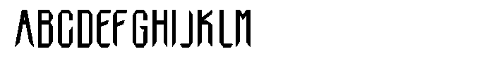 Techvora Font UPPERCASE
