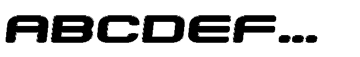 Techzone Circular Rimmed Italic Font
