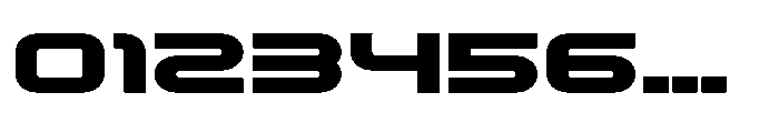 Techzone Inline Font OTHER CHARS
