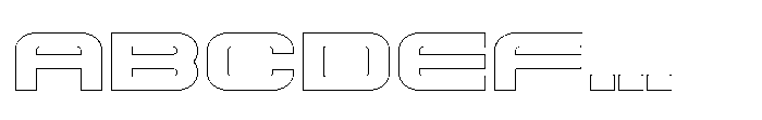 Techzone Outline FONT