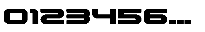 Techzone Rounded Brush Font OTHER CHARS